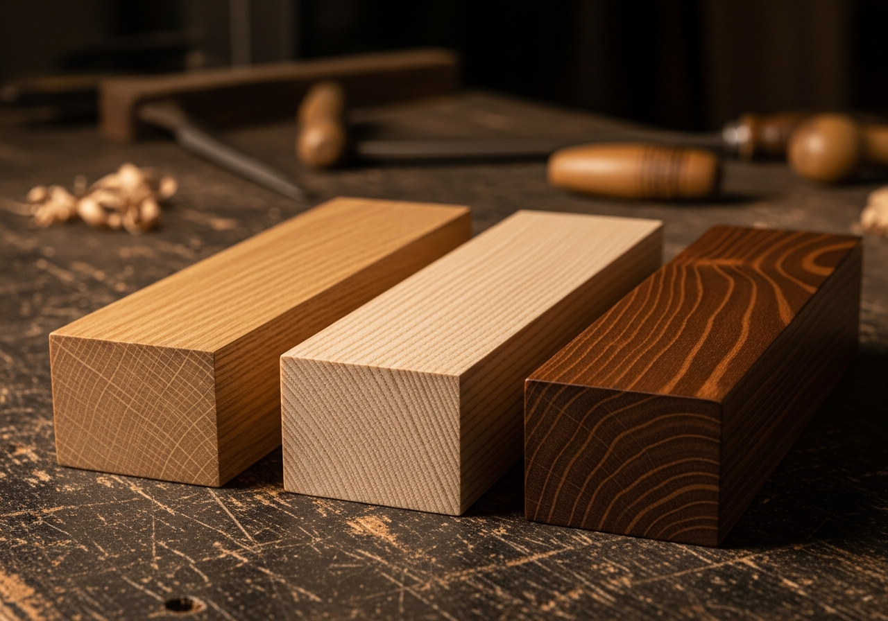 Oak, ash, walnut: choosing the right hardwood for a custom build